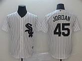 White Sox 45 Michael Jordan White Cool Base Jersey,baseball caps,new era cap wholesale,wholesale hats